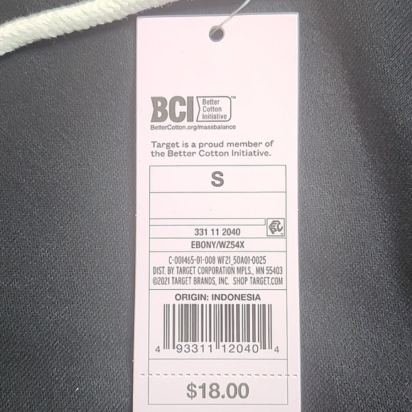 Wild Fable‎ Cropped Hoodie, Ebony/Black, Women's Size Small - Picture 4 of 5